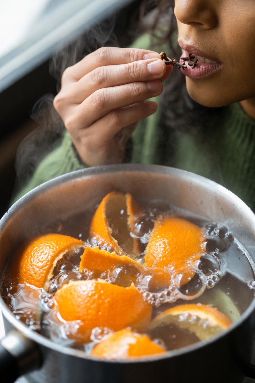 Descubra Dicas Caseiras do Dia a Dia com Cascas de Laranja e Cravos para Aliviar Desconfortos Digestivos Ocasionalmente, como Gases ou Inchaço