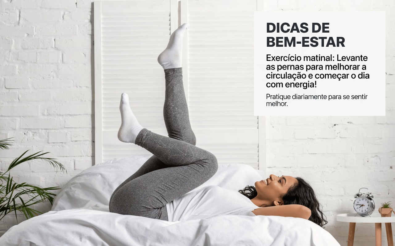 Hábitos Noturnos para Apoiar uma Circulação Saudável nas Pernas e nos Pés