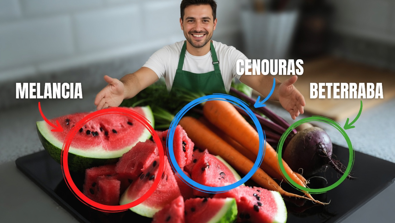 Suco Refrescante de Melancia, Cenoura, Beterraba e Gengibre: Uma Receita Caseira Rica em Nutrientes e Seus Potenciais Benefícios para o Bem-Estar