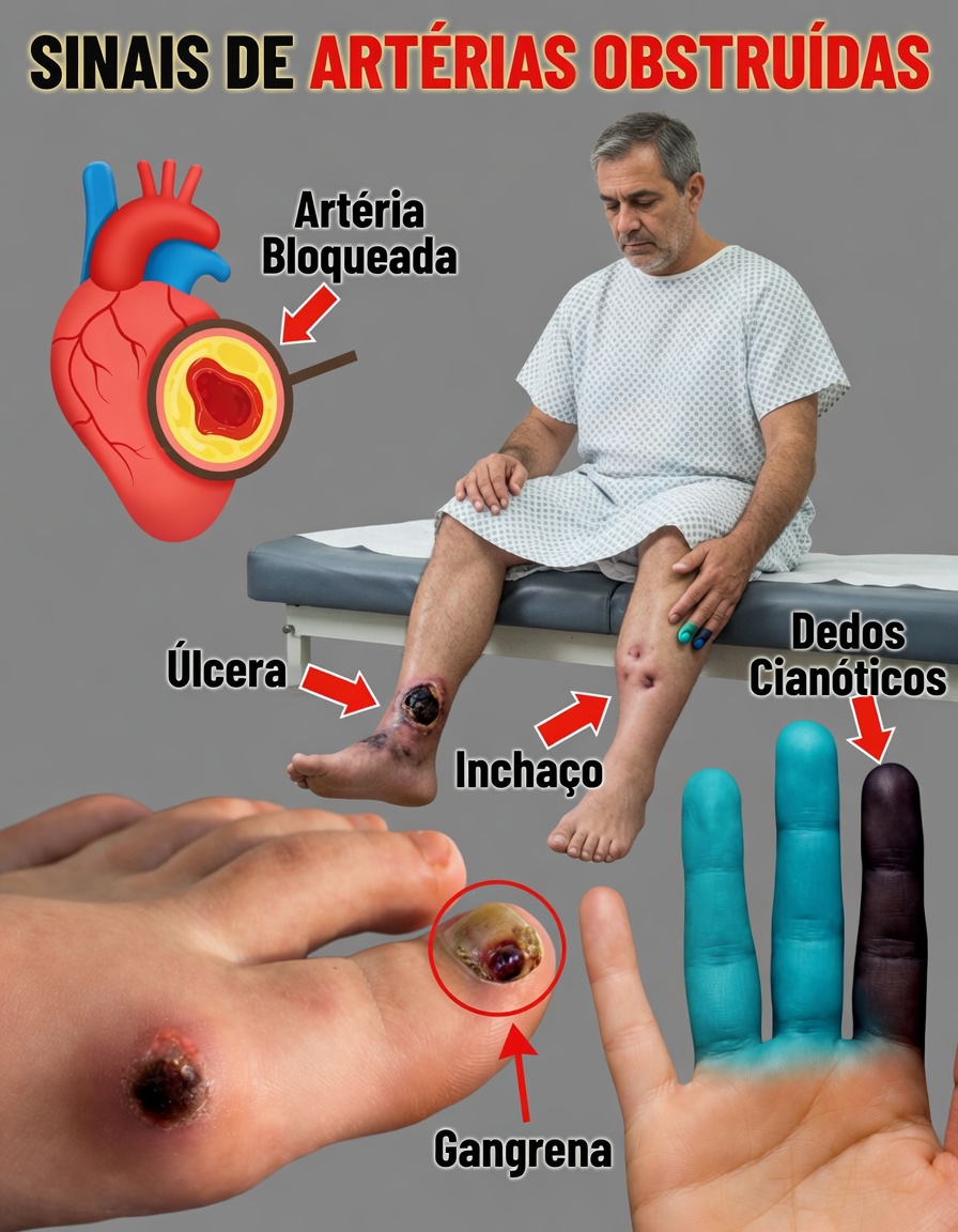 7 Sinais de Alerta de Artérias Bloqueadas nas Suas Pernas e Pés que Você Nunca Deve Ignorar