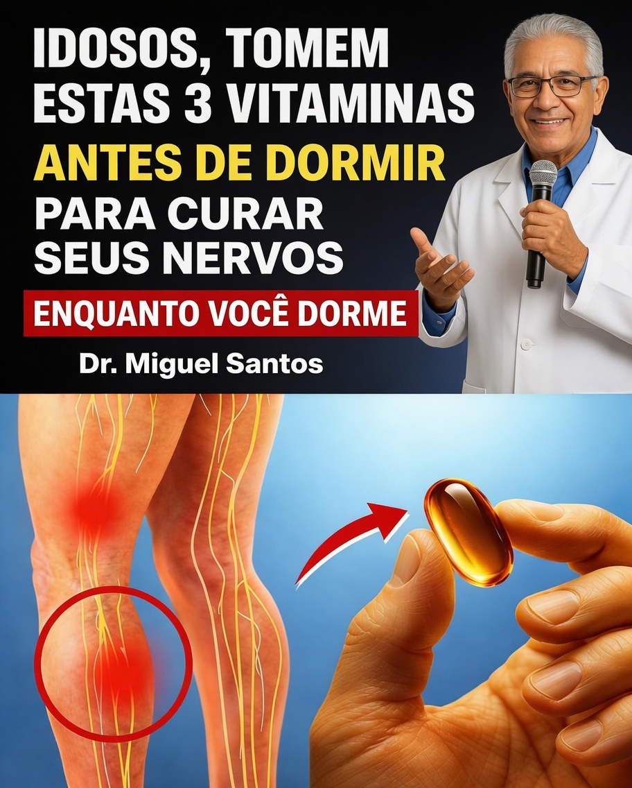 Descubra 3 vitaminas para tomar antes de dormir que podem ajudar a manter a força nas pernas após os 60: dicas para continuar móvel