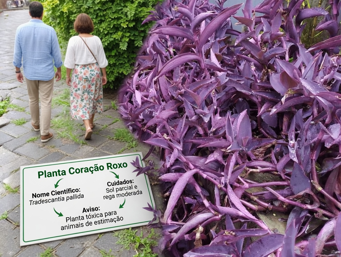 Descubra as folhas de Purple Heart: como preparar um chá de ervas vibrante a partir desta planta colorida