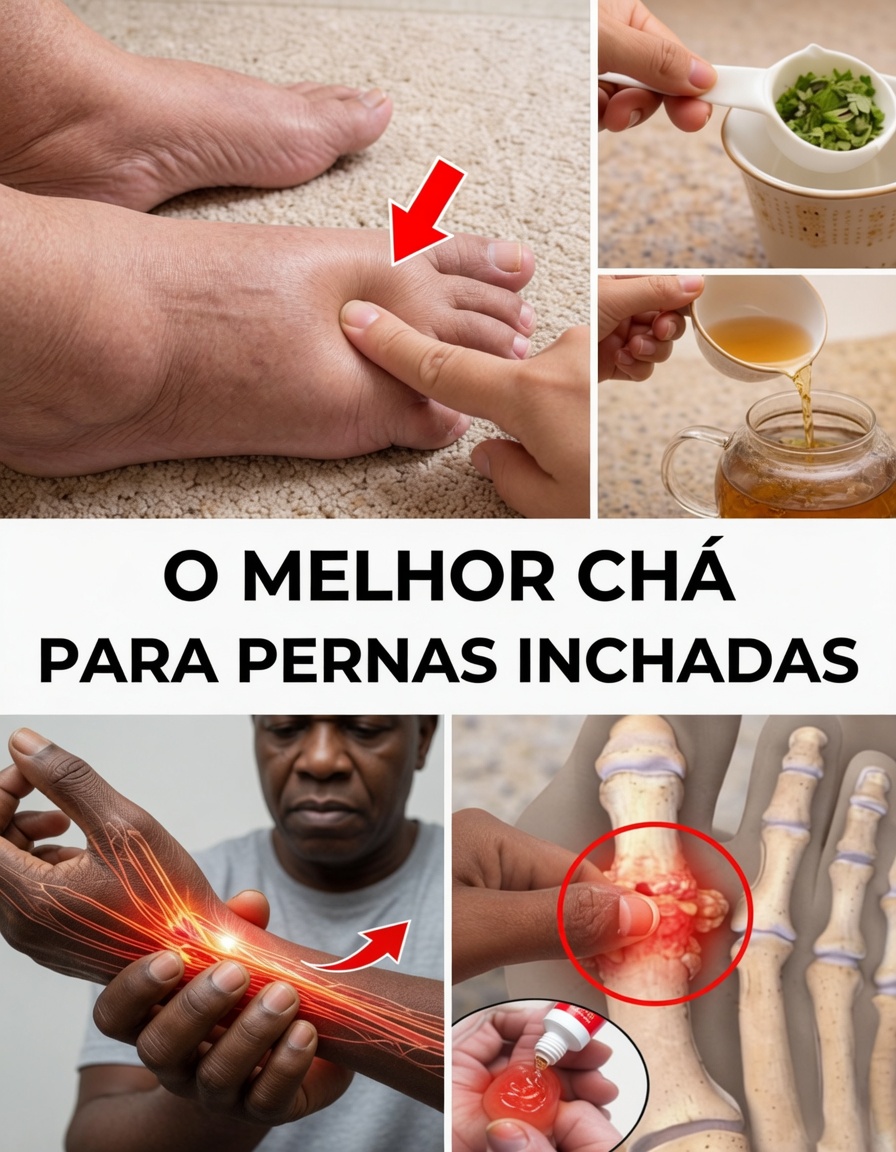 Um Chá de Ervas Simples Pode Ajudar a Aliviar Esse Incômodo Inchaço nas Pernas e Tornozelos?
