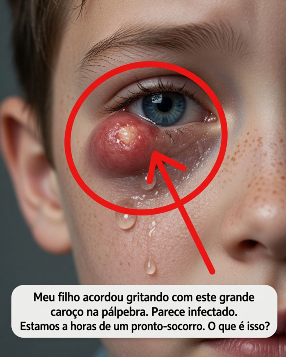 O que pode ser aquele caroço grande e repentino na pálpebra do seu filho e quais medidas você deve tomar?