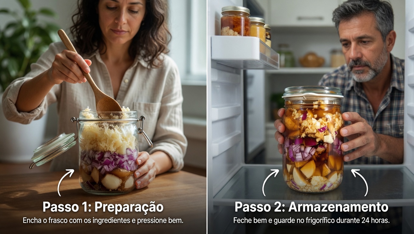 Descubra a simples mistura em pote de cozinha com alho e gengibre que pode ajudar a facilitar a respiração em casa