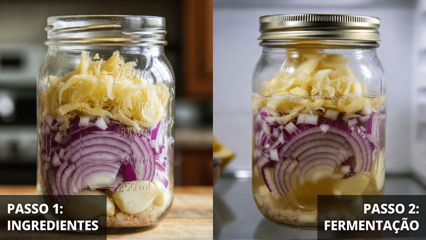 Descubra a simples mistura em pote de cozinha com alho e gengibre que pode ajudar a facilitar a respiração em casa