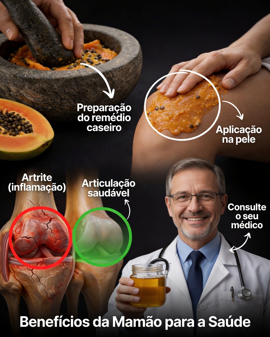 Sementes de Mamão: Uma Opção Natural a Explorar para Apoiar o Conforto e a Mobilidade das Articulações