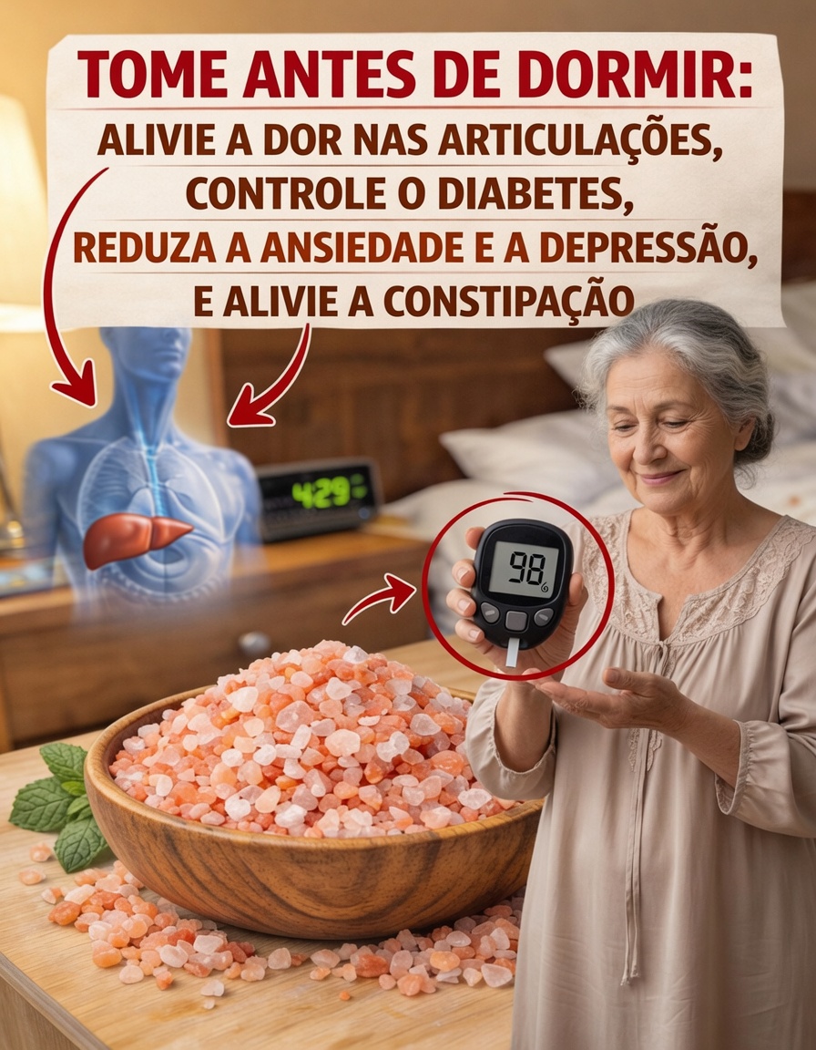 Descubra o Simples Hábito Noturno: Explorando o Sal Rosa do Himalaia para o Bem-Estar Diário