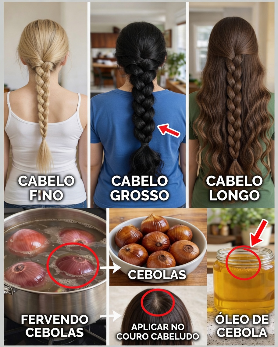 Como explorar o suco de cebola como uma opção natural para ajudar a ter cabelos mais longos e com aparência mais grossa