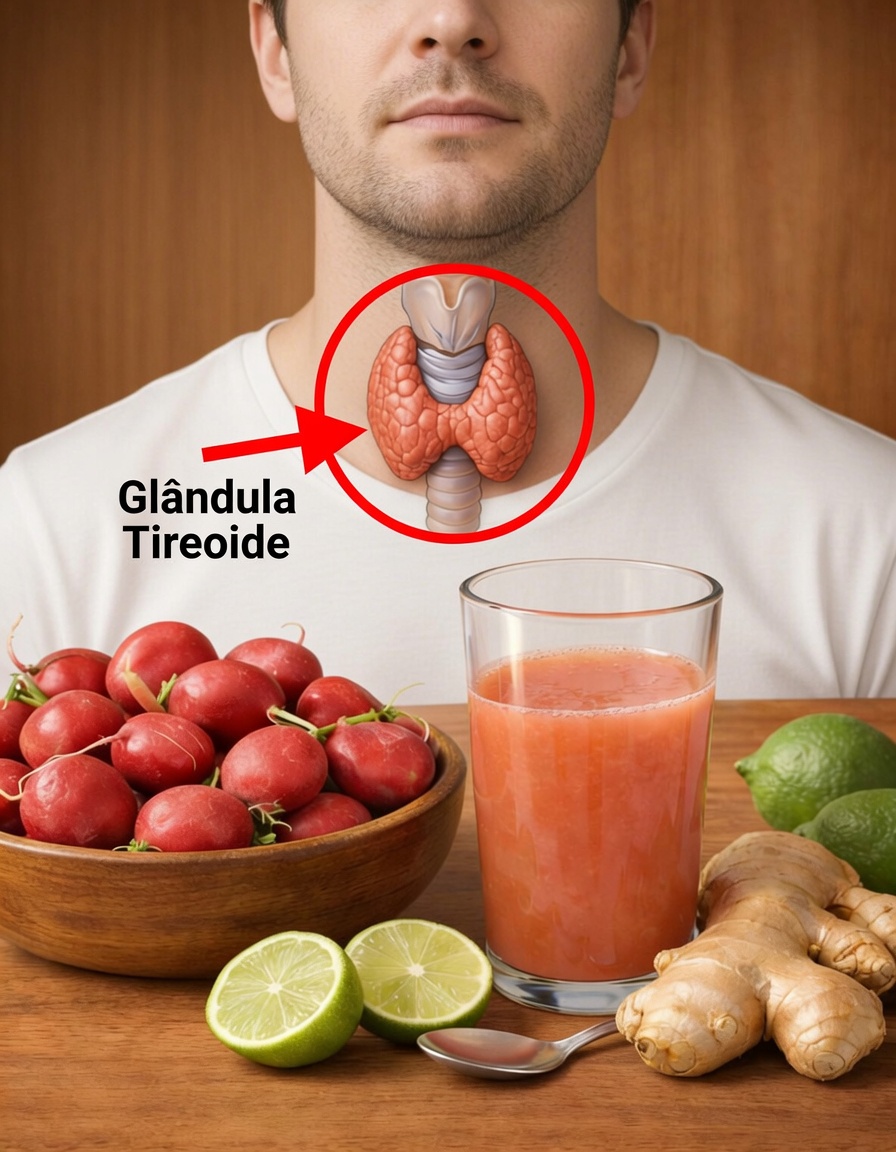 Descubra o Impulso Natural: Como Rabanetes, Gengibre e Mel Podem Apoiar a Saúde da Tireoide e da Vesícula Biliar