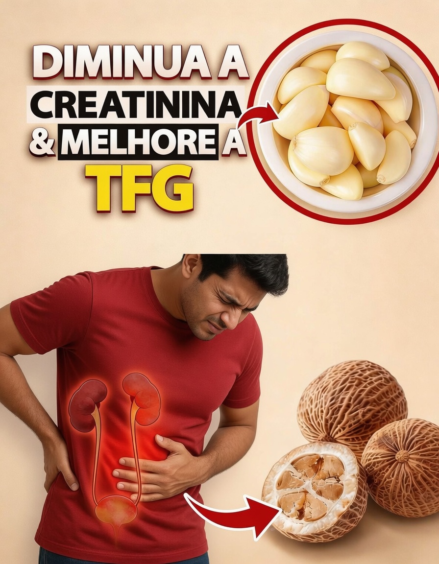 Top 5 Alimentos do Dia a Dia que Podem Apoiar a Saúde dos Rins e Ajudar a Controlar Naturalmente os Níveis de Creatinina