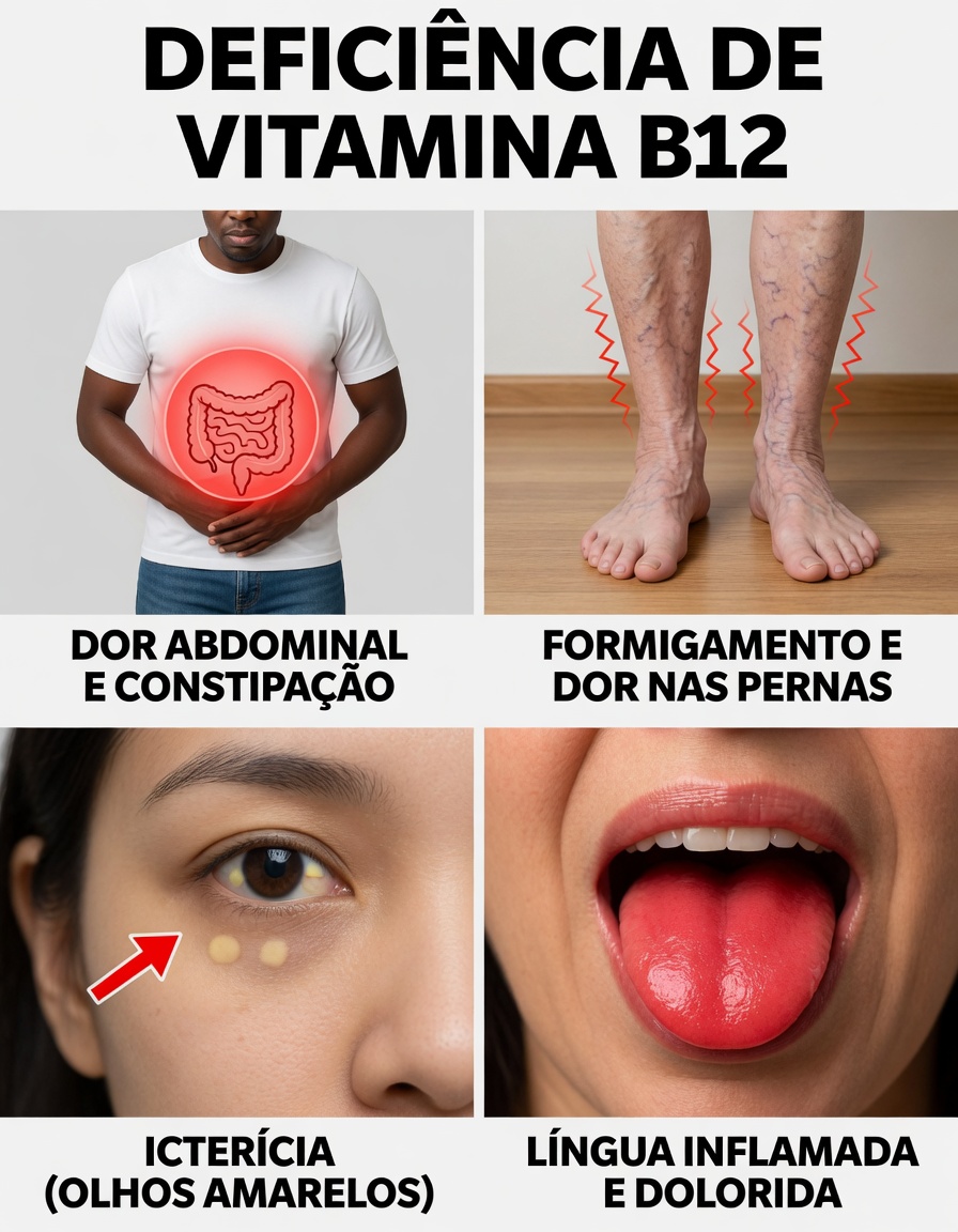 Descubra 8 sinais incomuns que podem indicar a necessidade de mais vitamina B12 na sua dieta