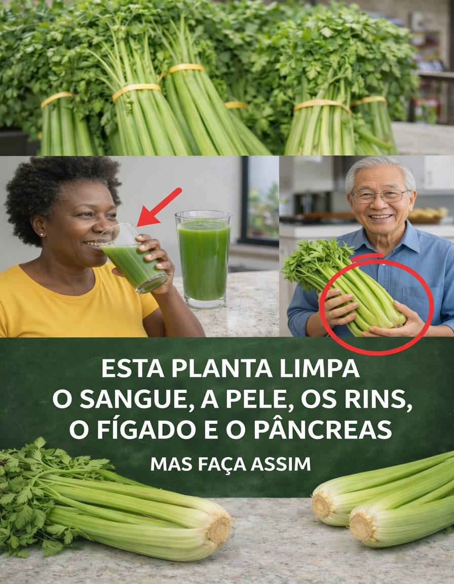 Descubra o papel do aipo no apoio à saúde do sangue, da pele, dos rins, do fígado e do pâncreas por meio de hábitos diários