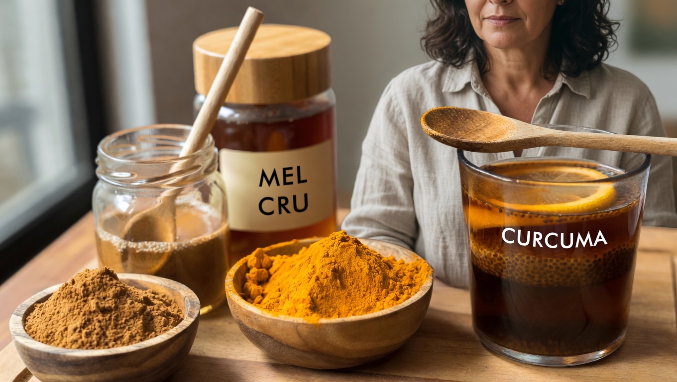 Aprenda a Fazer uma Mistura Natural com Mel, Canela, Cúrcuma, Vinagre de Maçã e Sementes de Chia para o Bem-Estar Diário