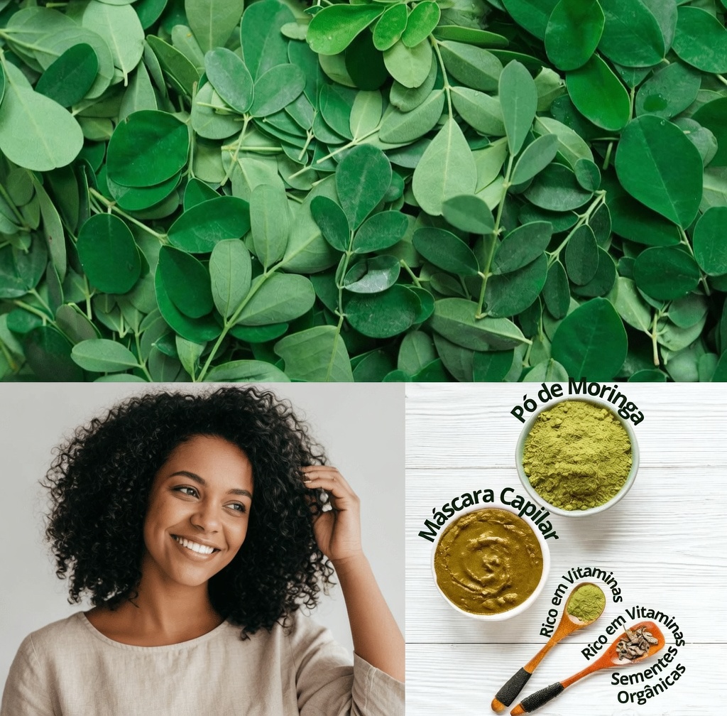 Descubra Três Maneiras Simples e Naturais de Usar Moringa na Sua Rotina para Potenciais Benefícios no Crescimento Capilar