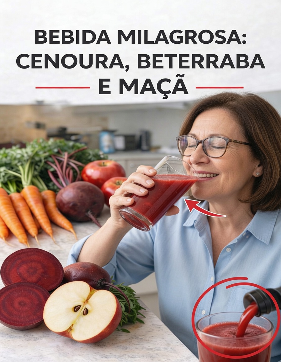 Como Fazer um Suco Refrescante de Beterraba, Cenoura e Maçã: Uma Rotina Matinal Simples para o Bem-Estar no Dia a Dia