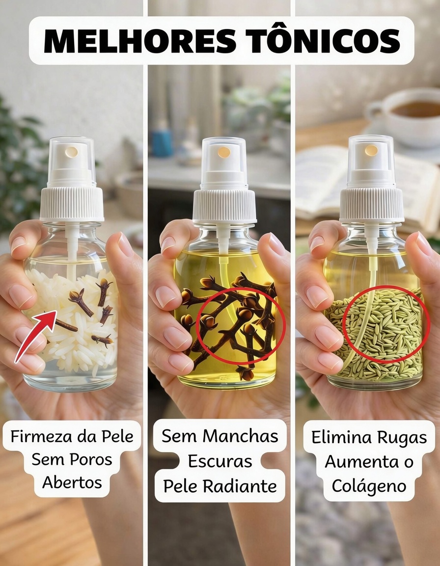 Descubra 5 Tônicos Caseiros Fáceis com Ingredientes Naturais para Apoiar o Colágeno na Sua Rotina de Cuidados com a Pele
