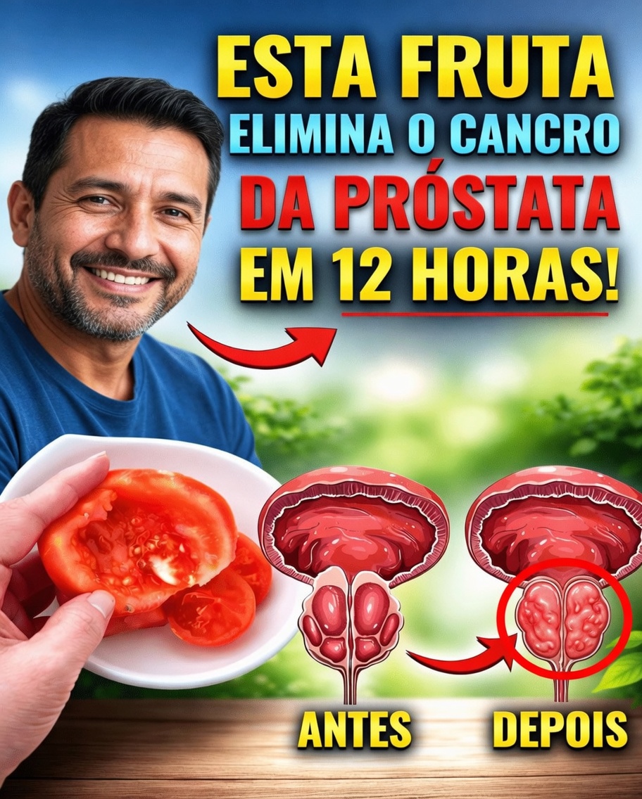 Pode uma fruta do dia a dia ajudar a saúde da próstata à medida que você envelhece? Descubra o poder dos tomates e mais