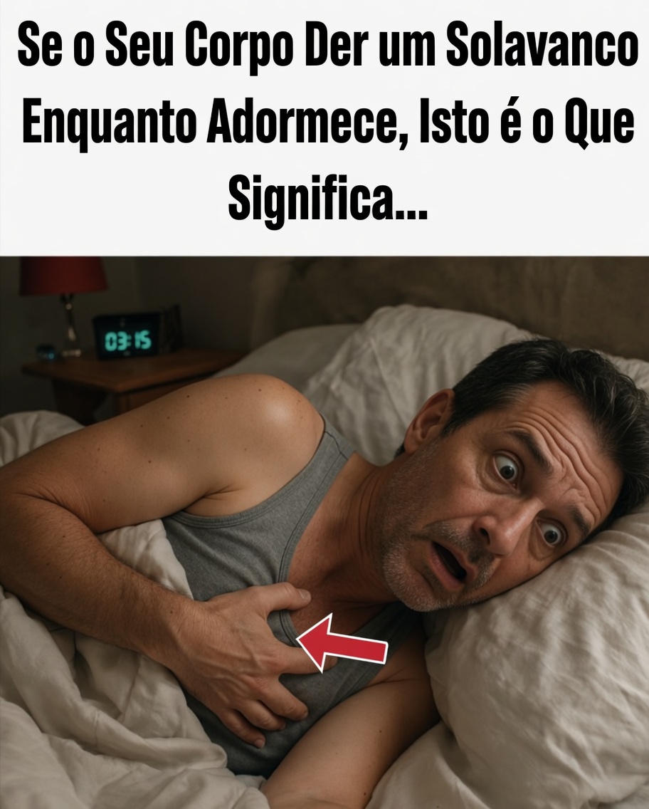 Por que seu corpo dá um solavanco repentino quando você está pegando no sono? Veja o que isso realmente significa