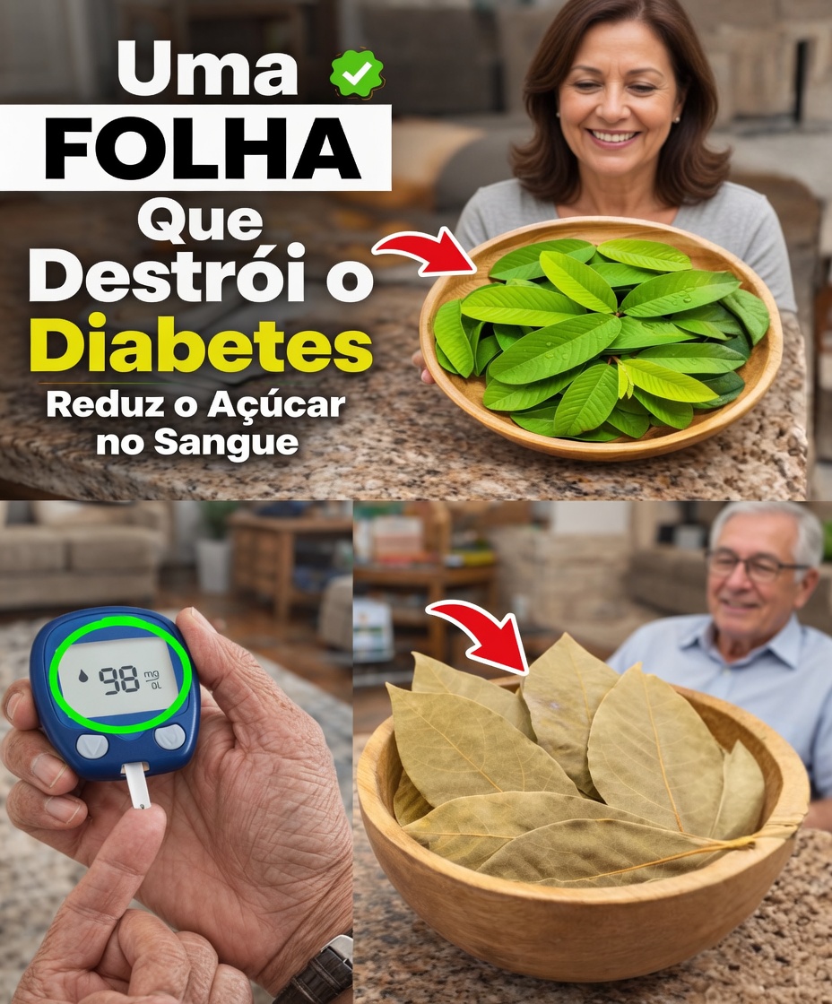 1 Folha Que Baixa o Açúcar no Sangue, Derrete Gordura e Desobstrui as Artérias RAPIDAMENTE – A Ciência Chocante por Trás da Potência Oculta da Natureza