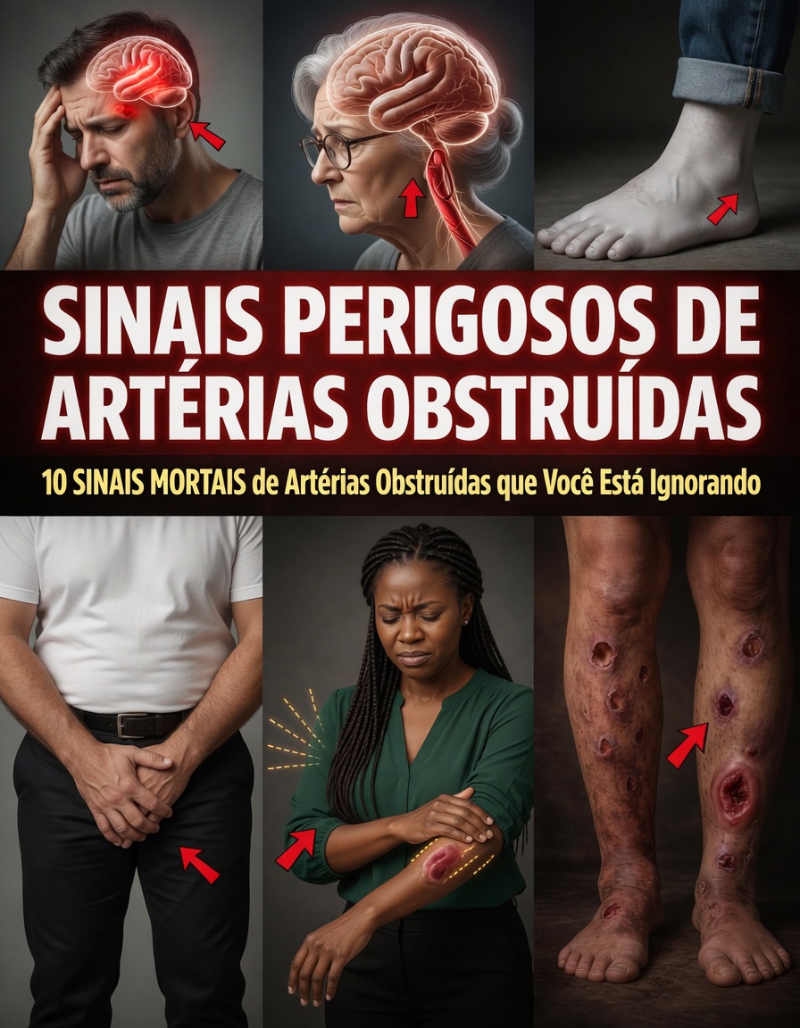 10 Sinais de Alerta de Artérias Entupidas que Você Pode Estar Ignorando – A Percepção Precoce Pode Fazer a Diferença