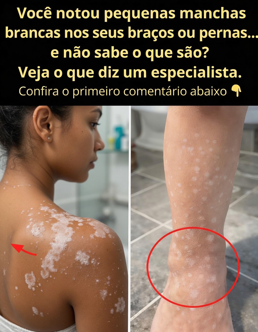 Por que aparecem manchas brancas na sua pele? Causas comuns e o que saber