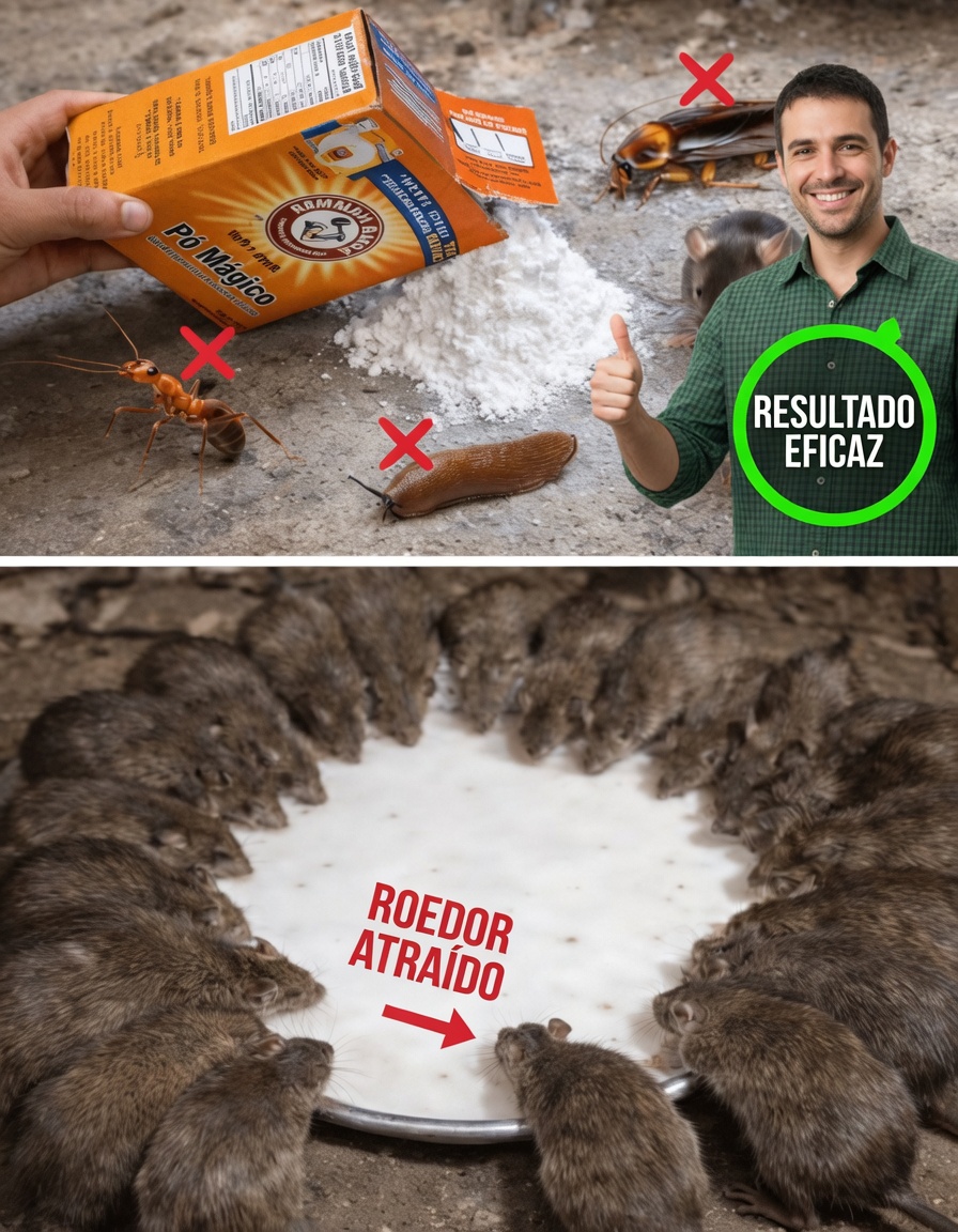 Como usar bicarbonato de sódio com segurança contra pragas domésticas comuns, como baratas, formigas e ratos