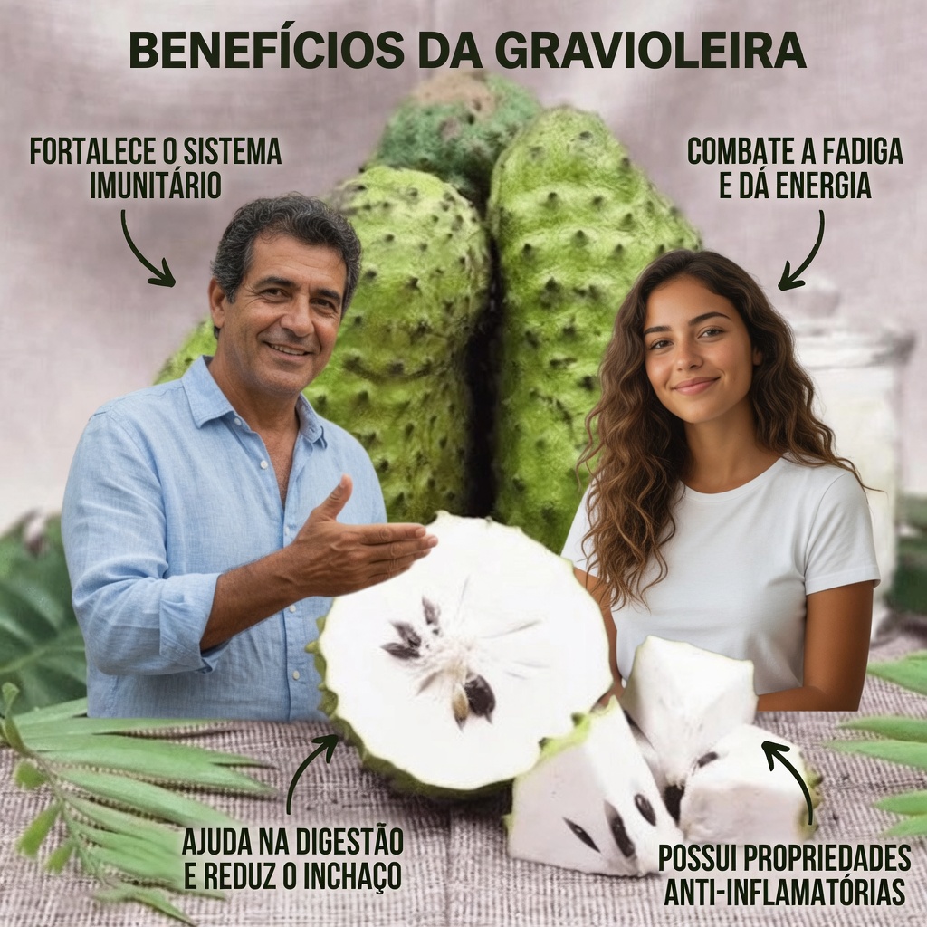 Graviola para Idosos: Explorando os Potenciais Benefícios à Saúde Dessa Fruta Tropical para o Apoio ao Bem-Estar Geral