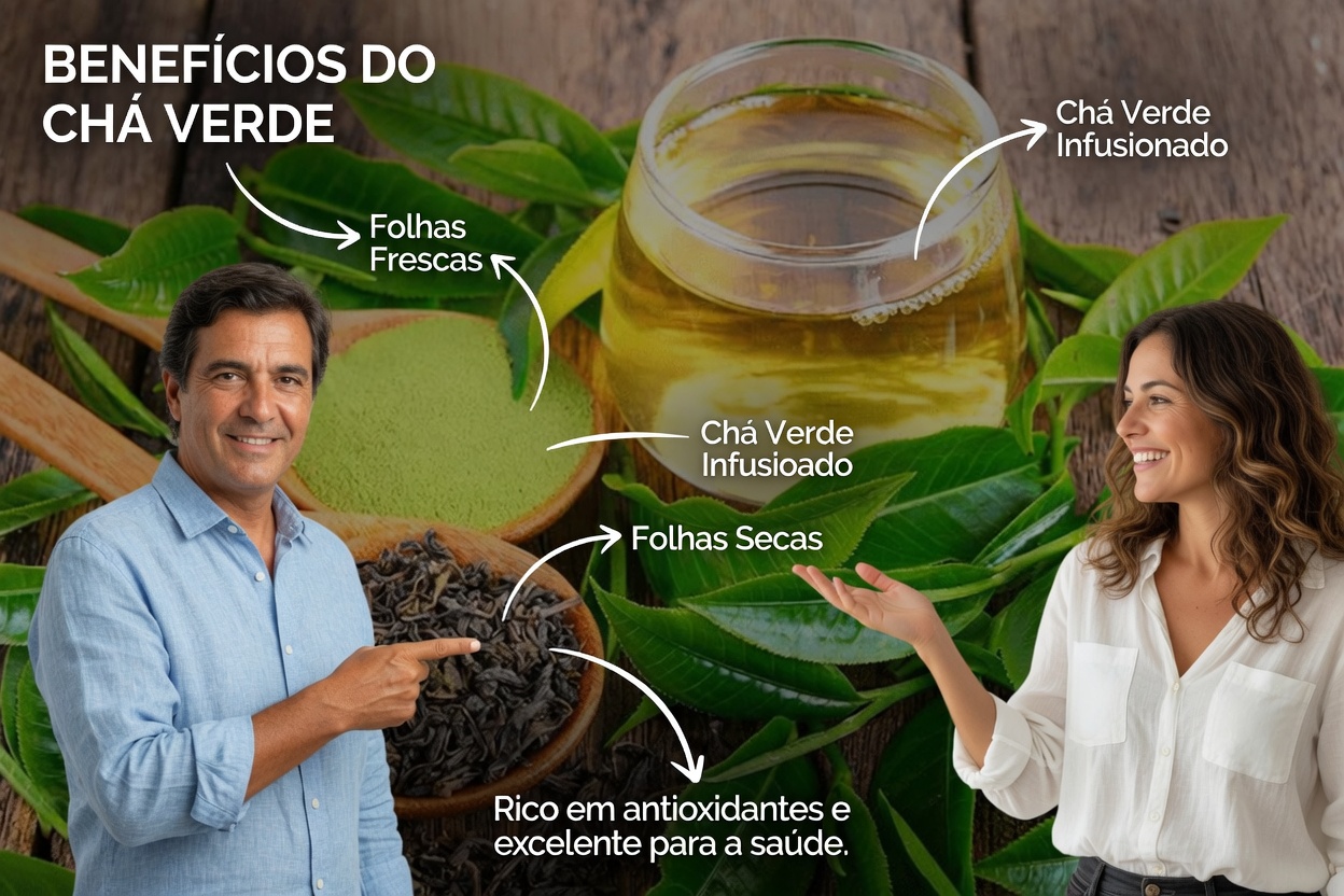 Um Ritual Diário de Chá Verde com Cúrcuma Pode Apoiar o Envelhecimento Saudável e o Equilíbrio Celular Naturalmente ao Longo do Tempo com Segurança