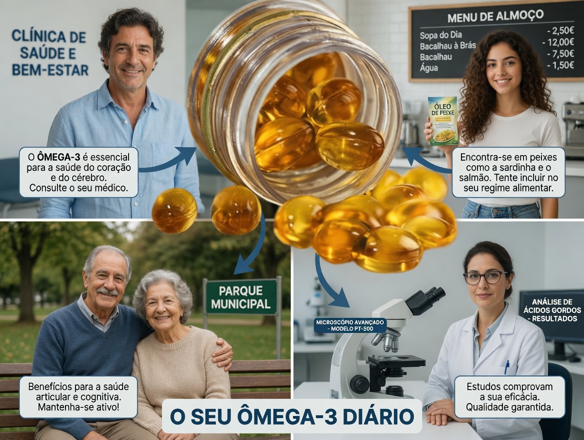 Suplementos de Ômega-3 para Idosos: Hábitos Inteligentes para Usá-los com Segurança e Eficácia Todos os Dias