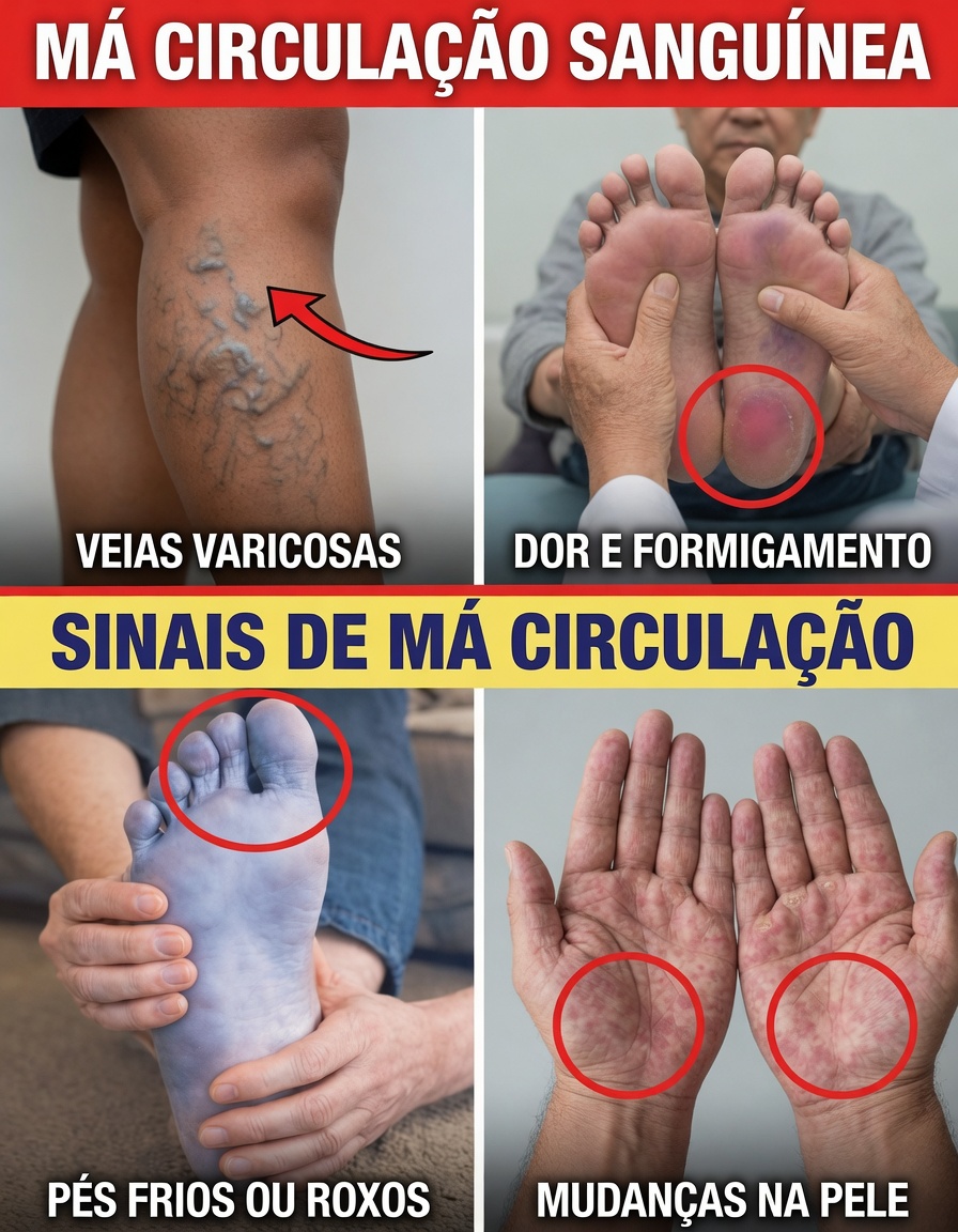 13 Sinais Comuns de Má Circulação Sanguínea que Você Pode Notar no Dia a Dia