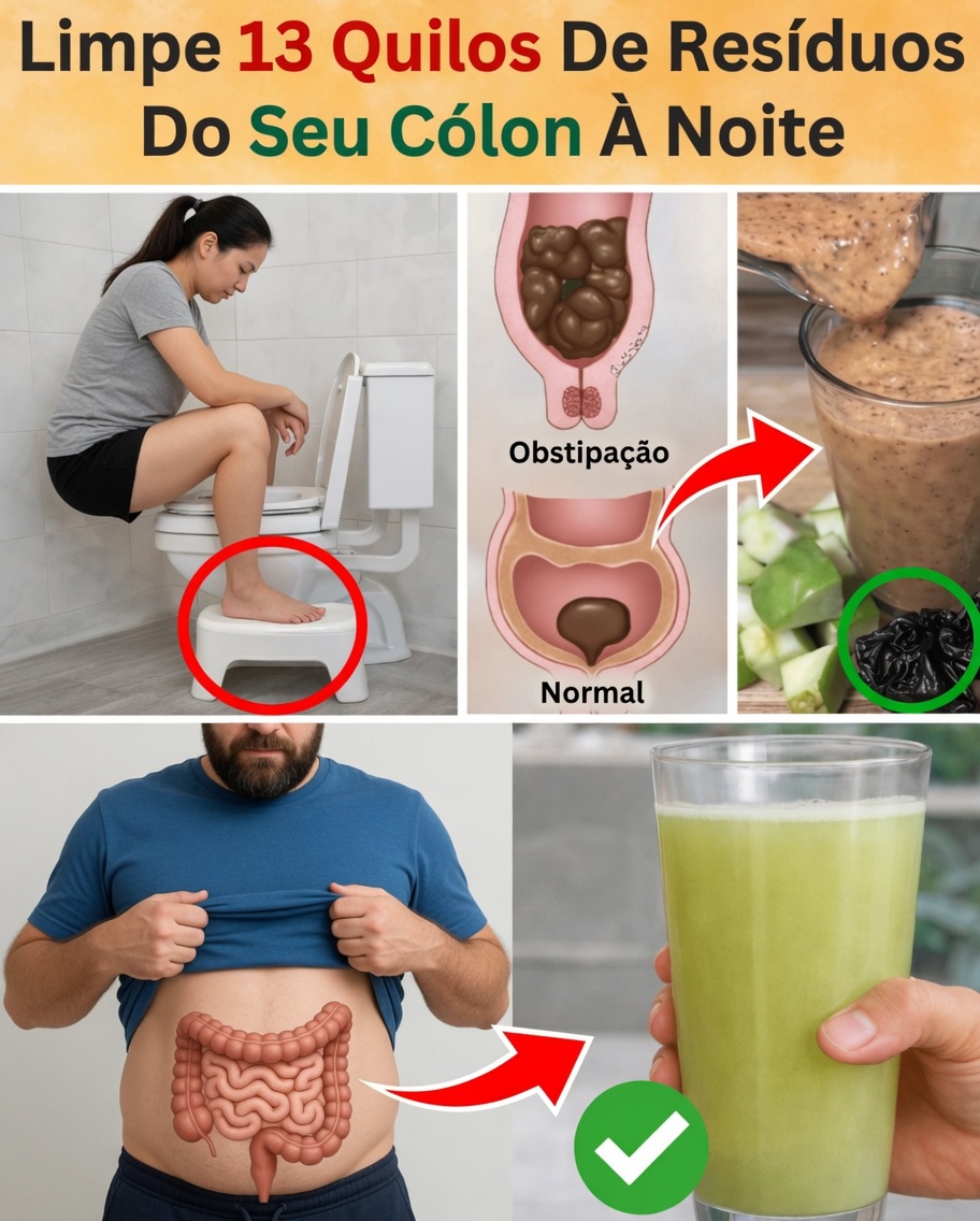 Será que esta bebida noturna simples pode ajudar no seu conforto digestivo? Descubra a mistura de ameixa, linhaça e uva-passa