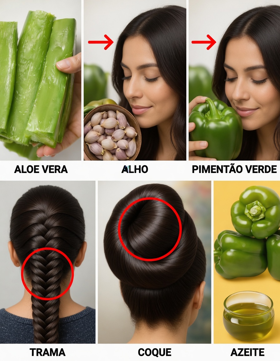O tônico indiano de 3 ingredientes para mulheres, “cabelo foguete”, que faz o cabelo crescer 2,5–5 cm por mês e preenche falhas em 14 dias