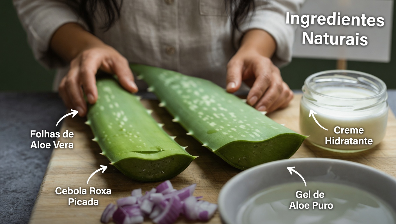 O tônico indiano de 3 ingredientes para mulheres, “cabelo foguete”, que faz o cabelo crescer 2,5–5 cm por mês e preenche falhas em 14 dias