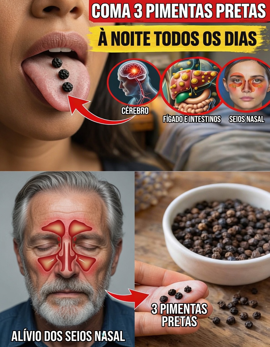 9 Maneiras Surpreendentes de Mastigar Pimenta-Preta Antes de Dormir que Podem Apoiar o Seu Bem-Estar Durante a Noite