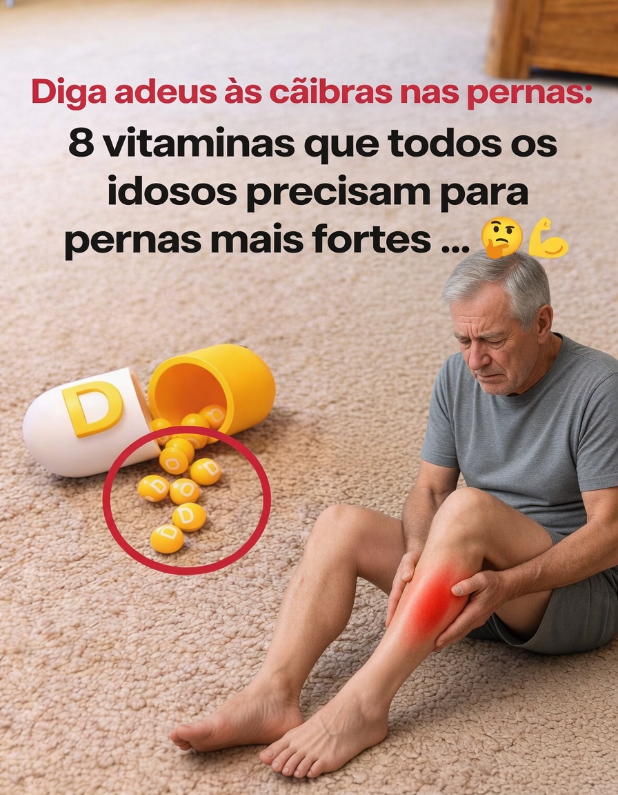 8 Vitaminas e Nutrientes que Idosos Podem Precisar para Melhor Força e Mobilidade nas Pernas