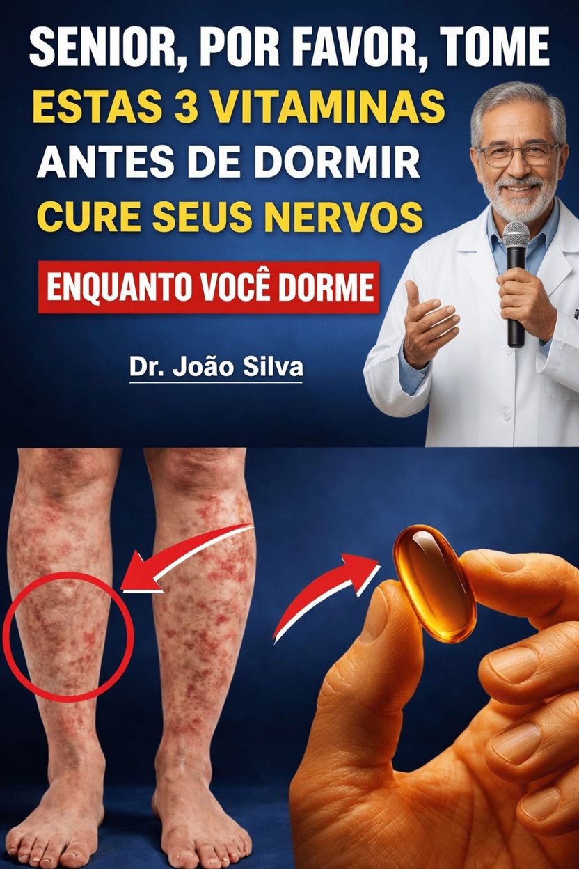 3 Vitaminas Noturnas Que Podem Ajudar a Apoiar a Força e a Mobilidade das Pernas Após os 60: Uma Abordagem Nutricional Negligenciada