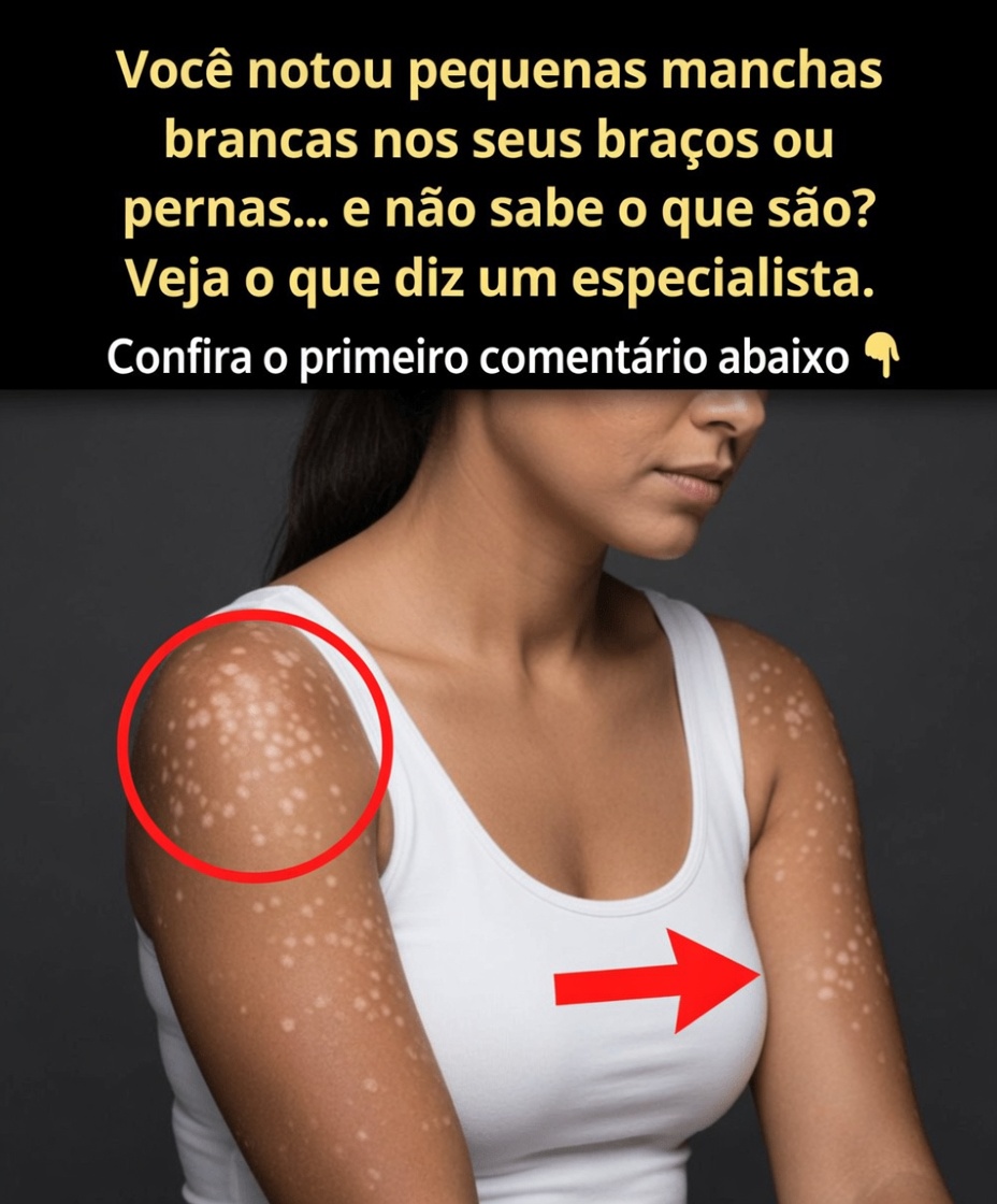 Por que aparecem manchas brancas na sua pele? Causas comuns e o que saber