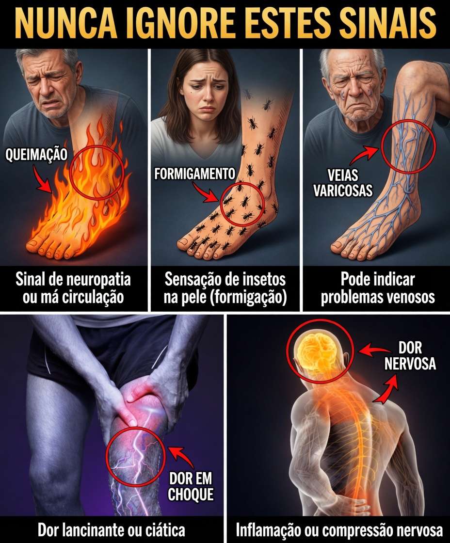 8 Sinais Silenciosos de que Seus Pés Podem Estar Indicando Danos nos Nervos Após os 50 Anos