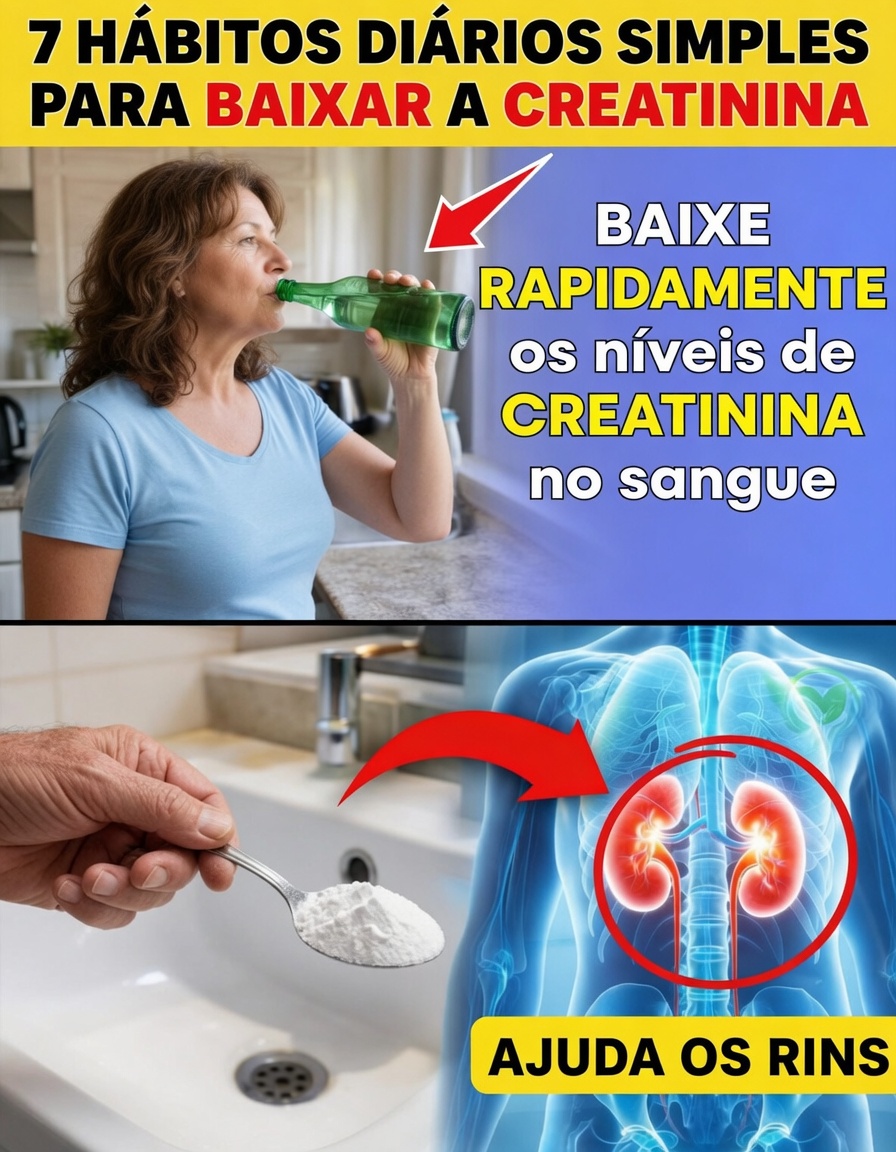 7 Hábitos Diários Simples Que Podem Ajudar a Manter Níveis Saudáveis de Creatinina Naturalmente