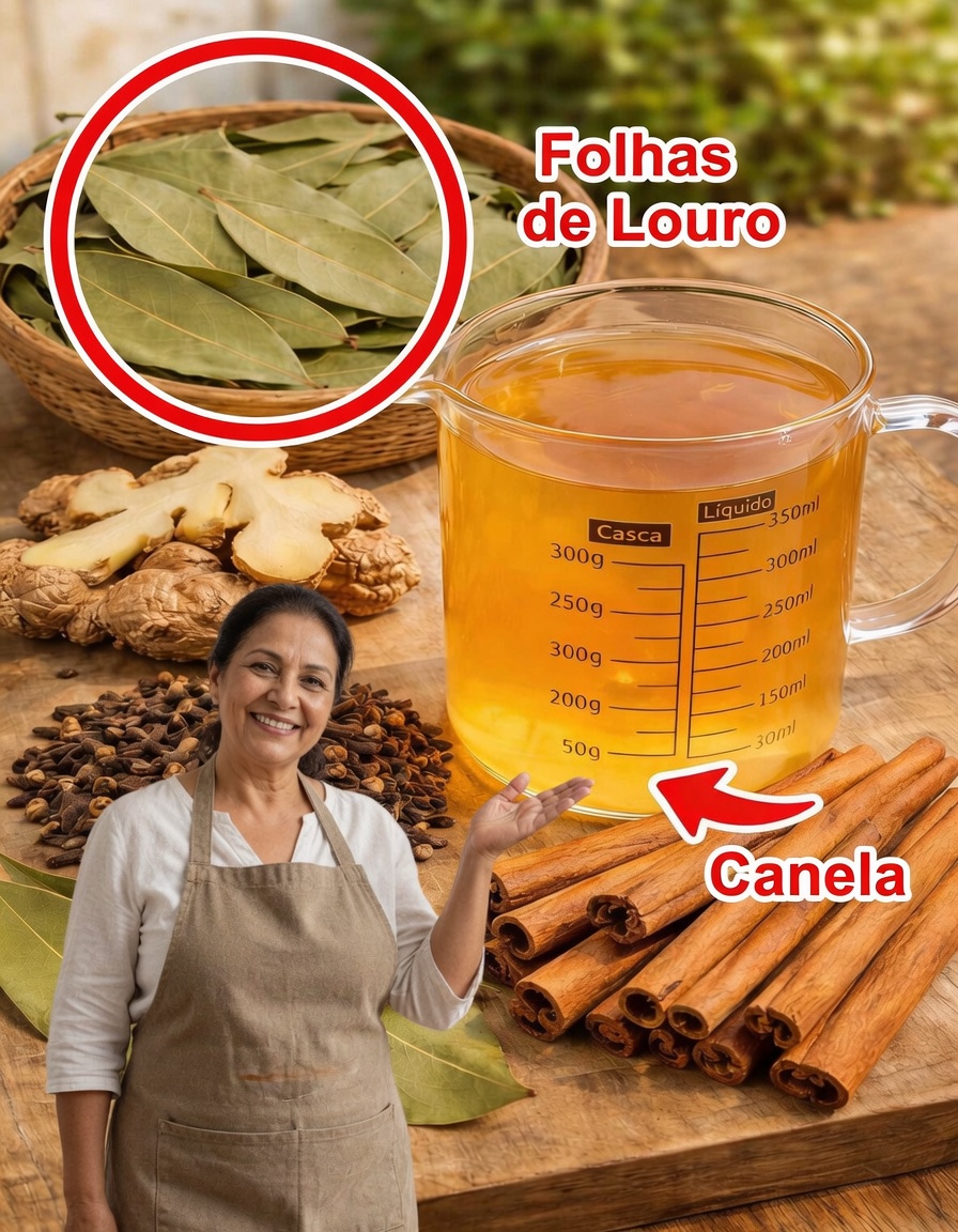 Descubra os Benefícios Calmantes do Chá de Gengibre, Folha de Louro, Canela e Cravo
