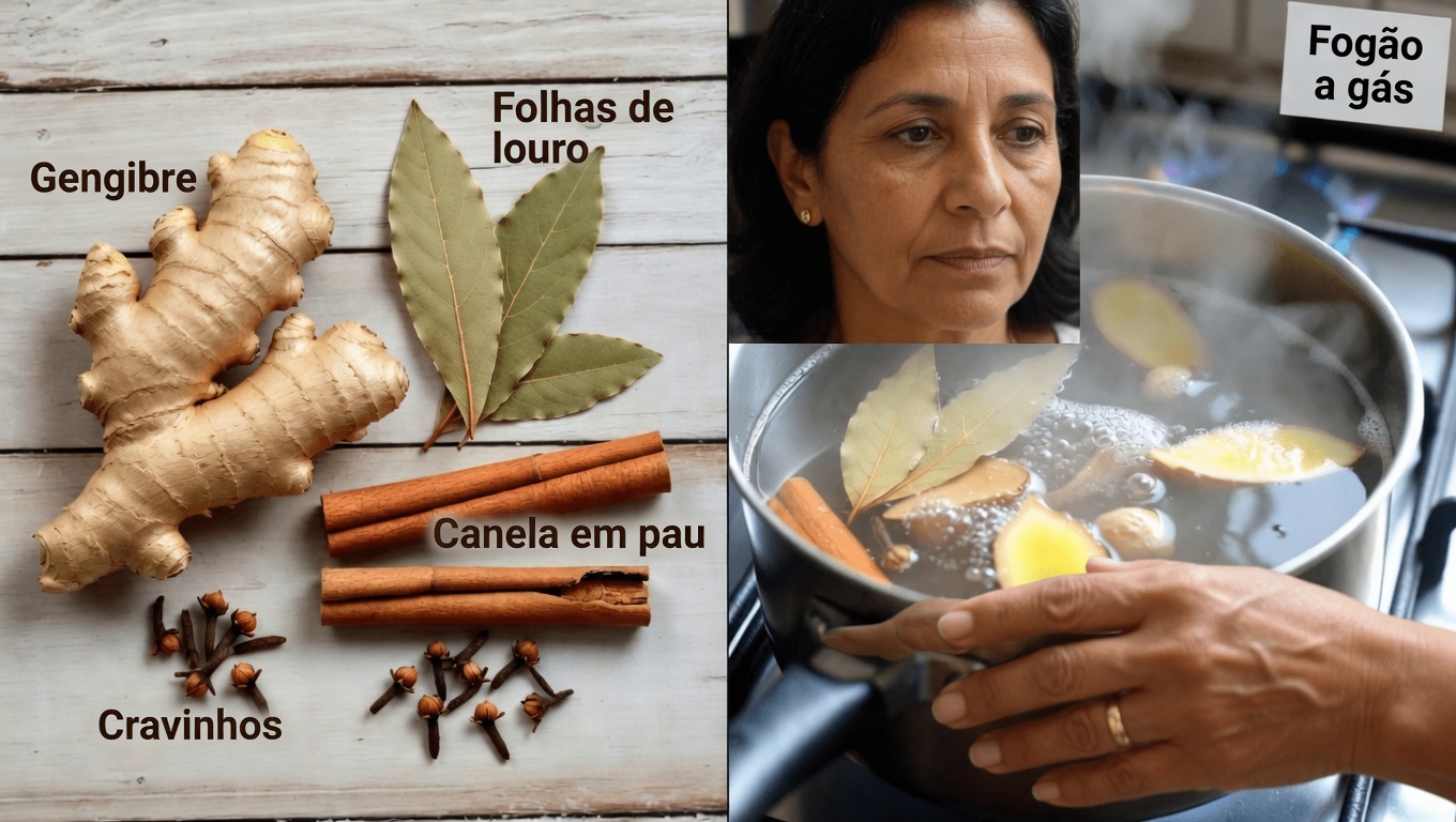 Descubra os Benefícios Calmantes do Chá de Gengibre, Folha de Louro, Canela e Cravo