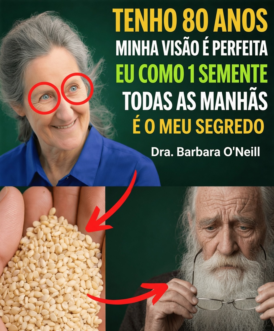 Mesmo depois dos 90? Coma estas 3 sementes todas as manhãs para fortalecer sua visão e seu cérebro (ciência real + ritual diário fácil)