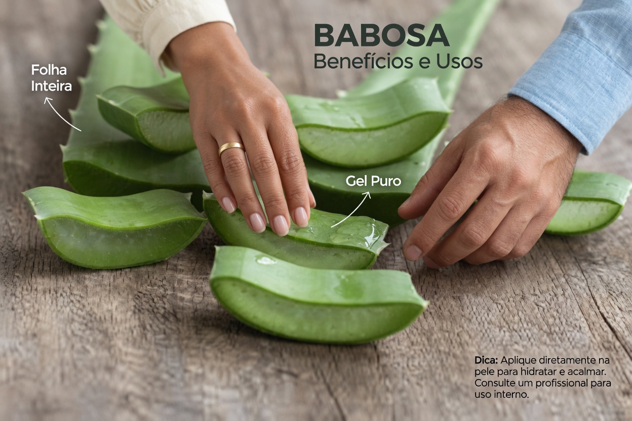 Os Benefícios para a Saúde da Babosa: a Aliada Calmante da Natureza para a Pele e a Digestão
