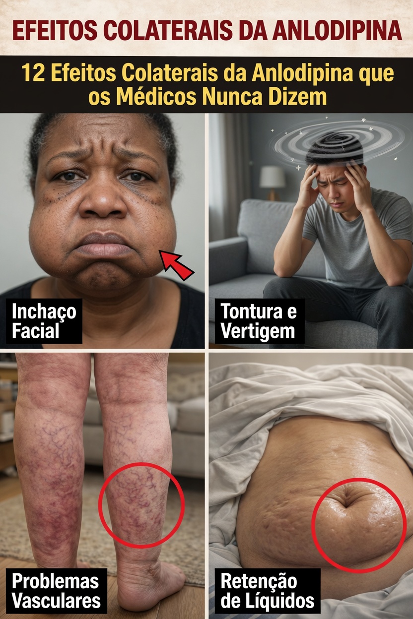 12 Efeitos Colaterais Menos Conhecidos da Amlodipina Que Você Deve Conhecer