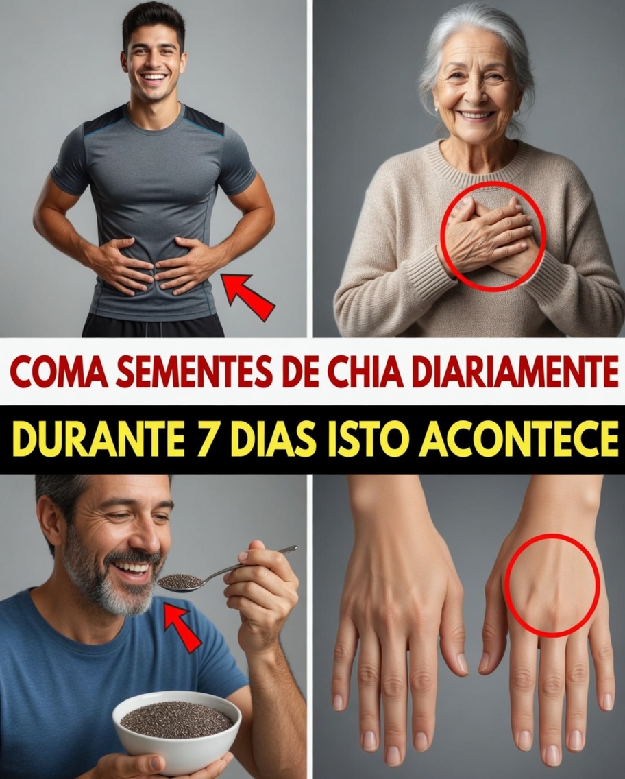 O que acontece com o seu corpo quando você adiciona sementes de chia à sua rotina diária por uma semana? (Uma visão realista)
