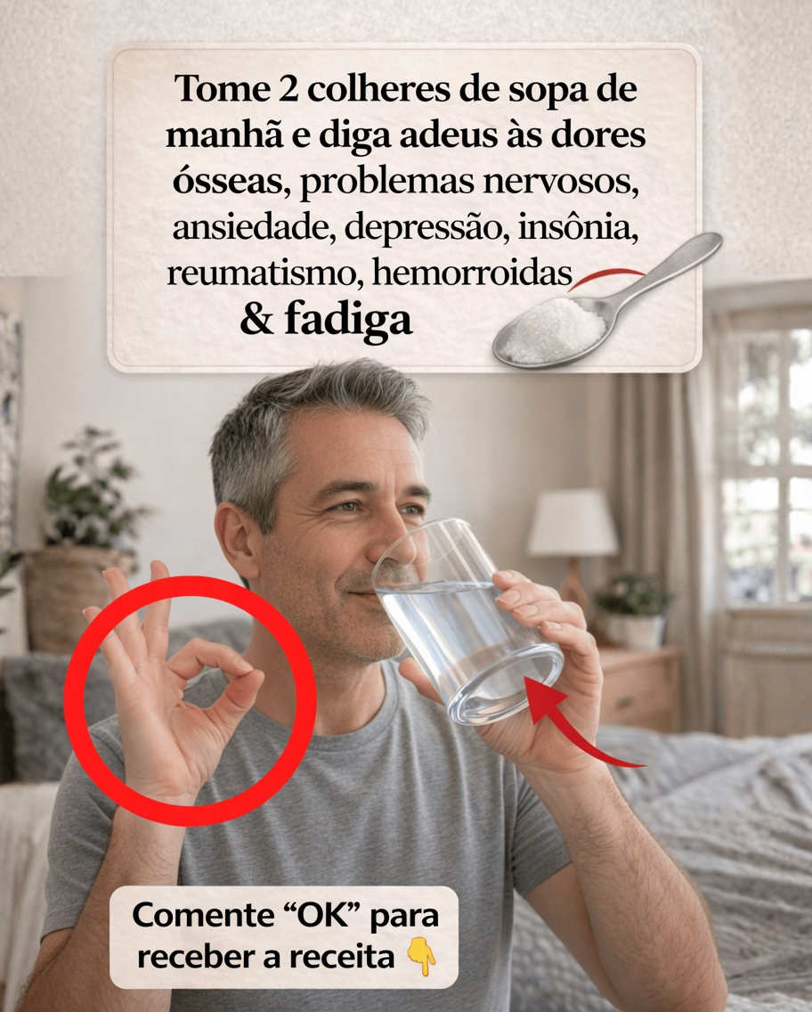 Beber uma Pitada de Sal Marinho em Água Morna Antes de Dormir: Um Hábito Noturno Simples que Muitas Pessoas com Mais de 50 Anos Estão Explorando para Melhor Hidratação e Noites Mais Tranquilas