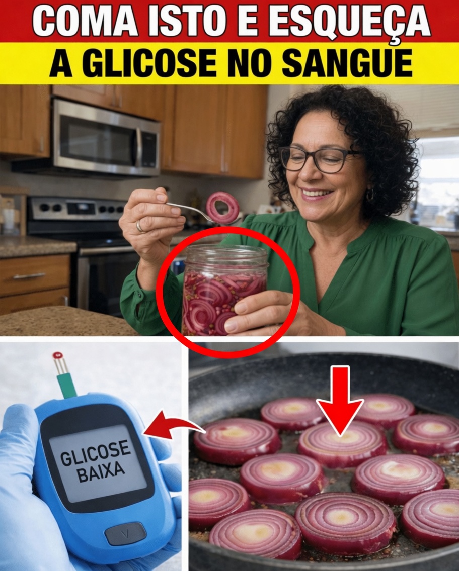 Idosos: Piquem UMA cebola HOJE à noite e tomem este elixir de 60 segundos que reduz a glicemia em 28 pontos, deixa as artérias brilhando e salva o seu coração — enquanto você dorme