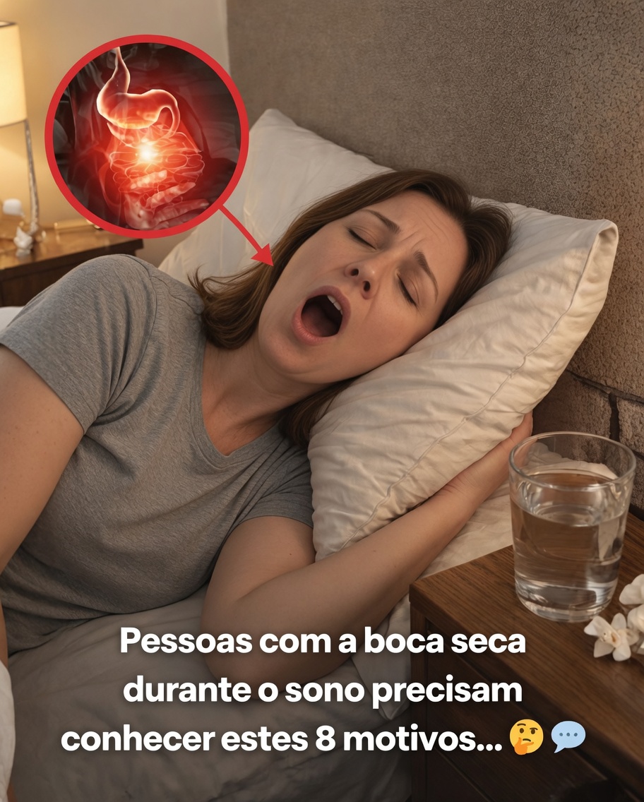 8 Razões Pelas Quais Sua Boca Fica Seca à Noite e Como Lidar Com Isso