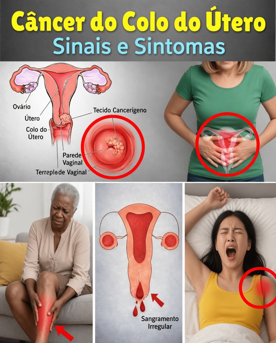 Descubra os 9 sinais precoces de alerta do câncer do colo do útero que muitas mulheres ignoram